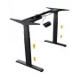 ICY BOX IB-EW206B-T Electric Height Adjustable Desk Frame, 2 Legs, Black