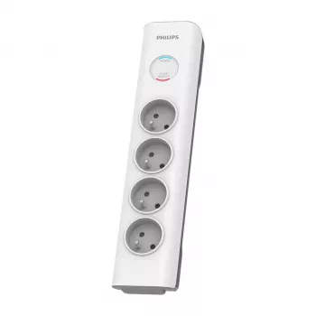 Surge Protector Philips SPN7040WA/60 4 AC outlets 600 J 2 m White