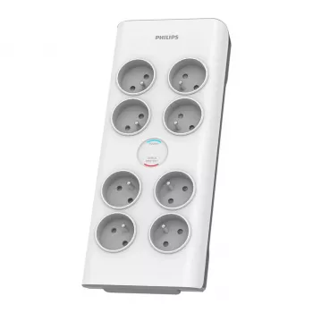 Philips SPN7080WA/60 surge protector White 8 AC outlet(s) 2 m