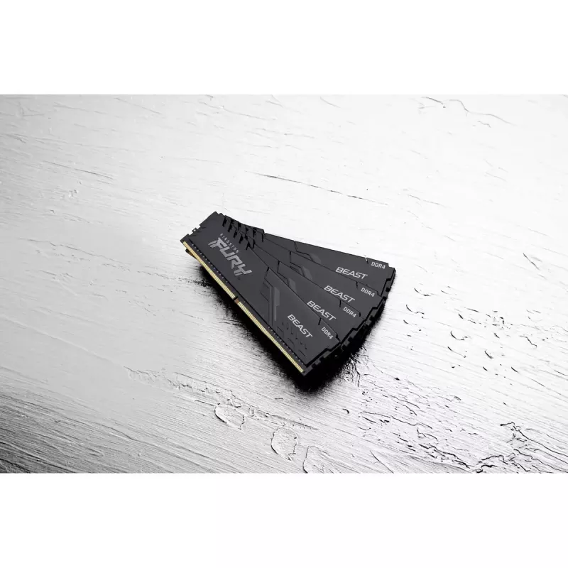 Kingston Technology FURY Beast 64GB 3600MT/s DDR4 CL18 DIMM (Kit of 2) Black