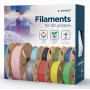 GEMBIRD PLA-PLUS filament, silver, 1.75 mm, 1 kg