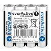 Alkaline AAA batteries everActive LR03PRO4T — 4 pcs, 1.5 V, 1250 mAh, 44.5×10.5 mm