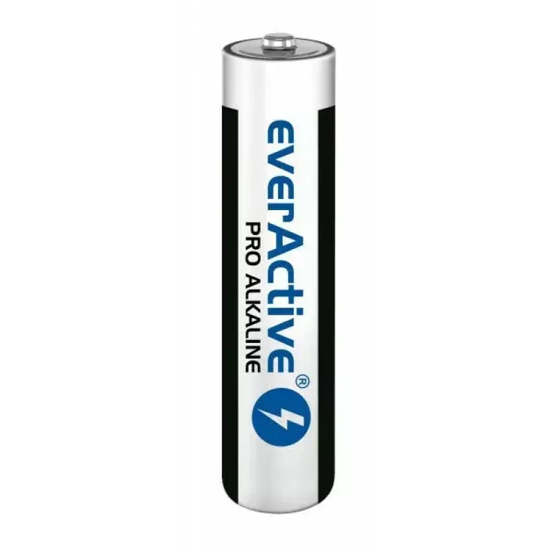 Alkaline AAA batteries everActive LR03PRO4T — 4 pcs, 1.5 V, 1250 mAh, 44.5×10.5 mm