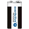 9V alkaline battery everActive EV6LR61-PRO, 9 V, 650 mAh, 26.4×48.5×16 mm, 1 pc