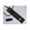 ICY BOX IB-HUB1700-U3 USB 3.2 Gen 1 (3.1 Gen 1) Type-A 5000 Mbit/s Black