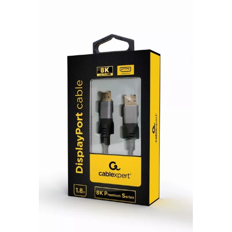 GEMBIRD DisplayPort Cable, 8K Premium Series, 2m