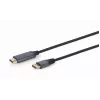Video cable adapter Gembird CC-DP-HDMI-4K-6 — DisplayPort to HDMI Type A, 1.8 m, 4K, black