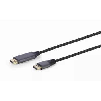 Video cable adapter Gembird CC-DP-HDMI-4K-6 — DisplayPort to HDMI Type A, 1.8 m, 4K, black