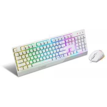 Gaming Keyboard and Mouse Bundle MSI VIGOR GK30 COMBO WHITE