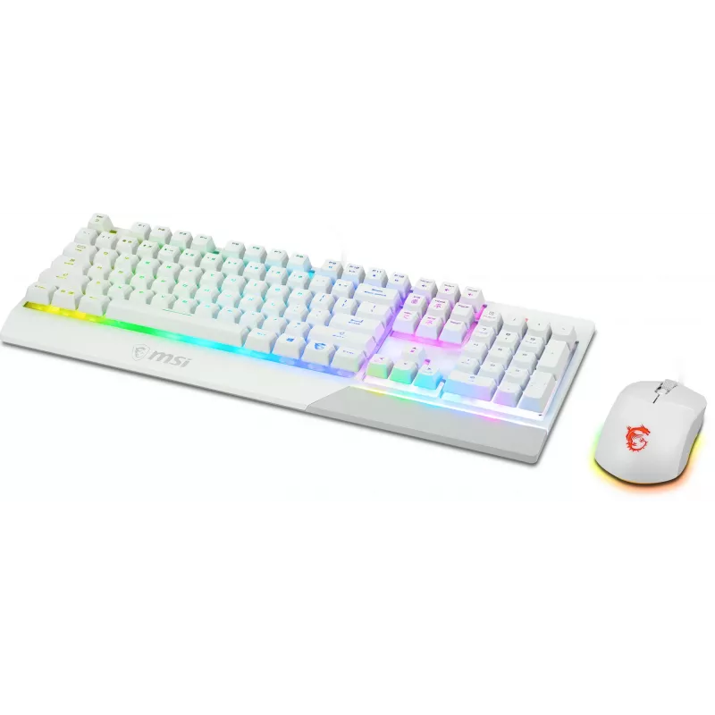 Gaming Keyboard and Mouse Bundle MSI VIGOR GK30 COMBO WHITE