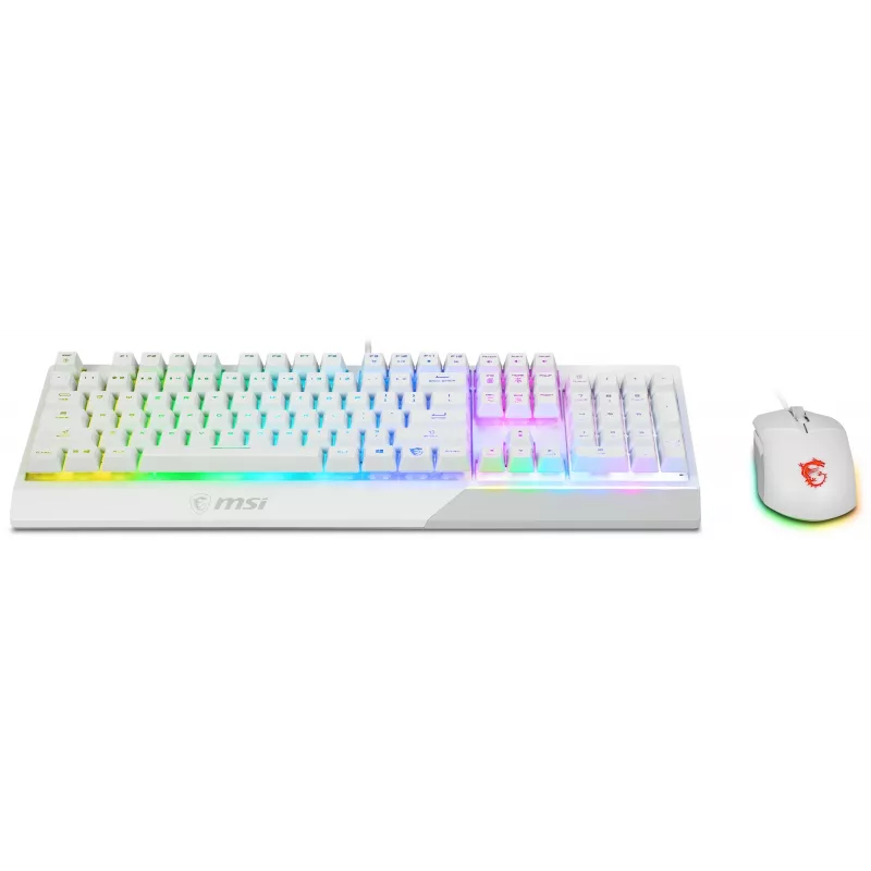 Gaming Keyboard and Mouse Bundle MSI VIGOR GK30 COMBO WHITE