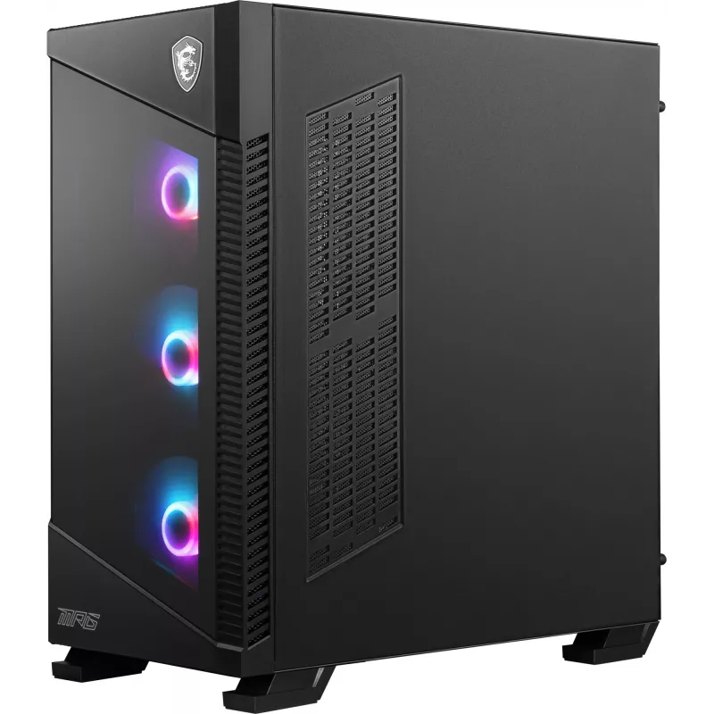 PC Case MSI MPG VELOX 100R Mid Tower Black — ATX, 7 expansion slots, 2×3.5 inch bays, 2×2.5 inch bays, USB-C
