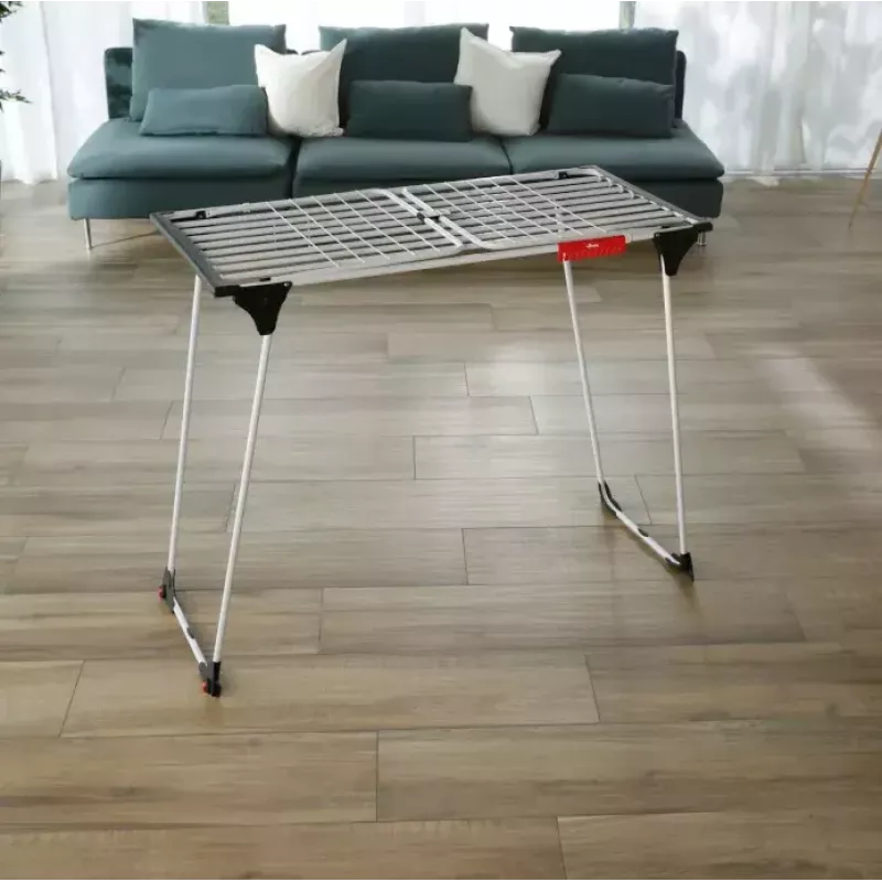 Clothes horse Vileda 157231 laundry drying rack Black Stainless steel