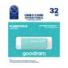 USB flash drive GOODRAM UME3 32 GB USB Type-A 3.2 Gen 1 — turquoise, 60 MB/s read, 20 MB/s write