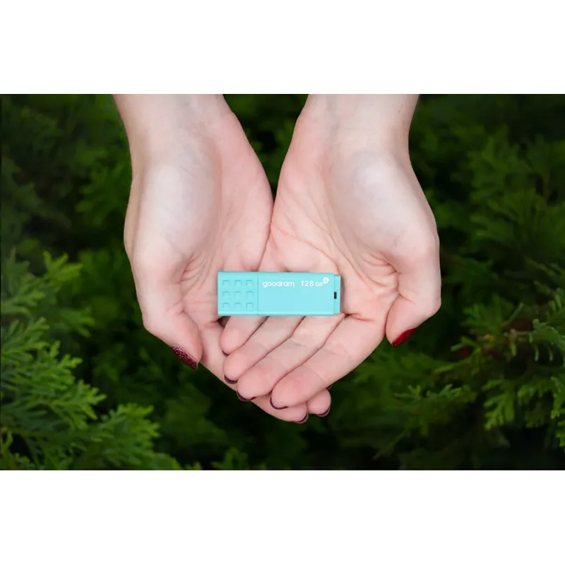 USB flash drive GOODRAM 64 GB USB Type-A 3.2 Gen 1 UME3, turquoise, read 60 MB/s, write 20 MB/s