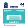 USB flash drive GOODRAM 64 GB USB Type-A 3.2 Gen 1 UME3, turquoise, read 60 MB/s, write 20 MB/s