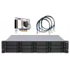 QNAP - TL-R1200S-RP - Festplatten-Array - 12 Schächte (SATA-600) SATA 6Gb/s (extern) Rack einbaufähig 2U