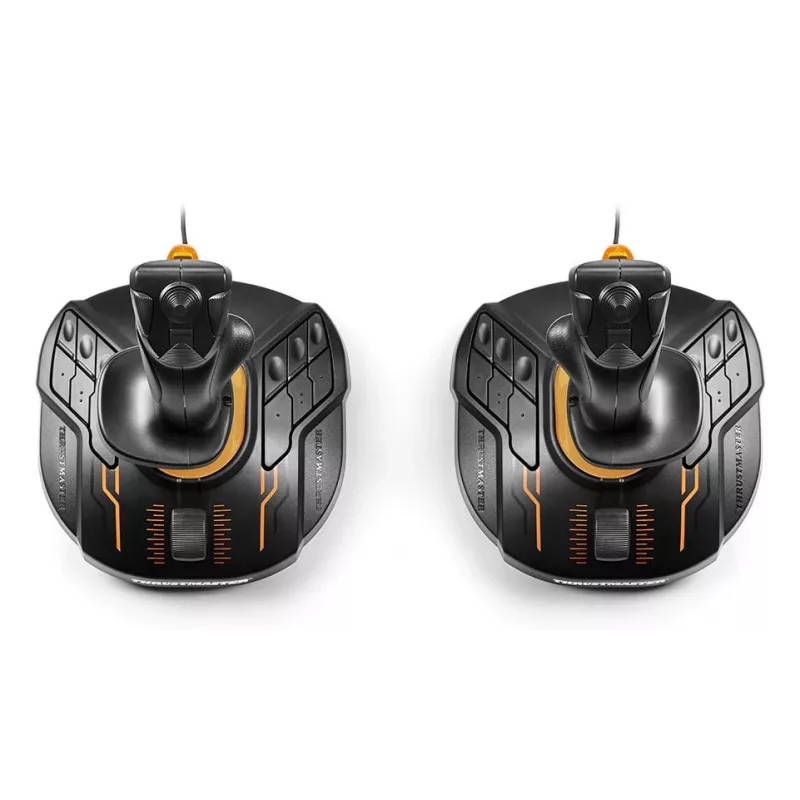 Thrustmaster T.16000M FCS SPACE SIM DUO Black, Orange USB Joystick Analogue / Digital PC