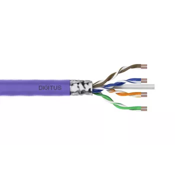 DIGITUS installation cable - CAT6 - F/UTP - B2ca - 500m - Purple