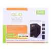 EVER DUO 550 PL AVR USB T/DAVRTO-000K55/01 UPS, 550 VA / 330 W, Line-Interactive, Tower, 12V 5Ah battery, Black