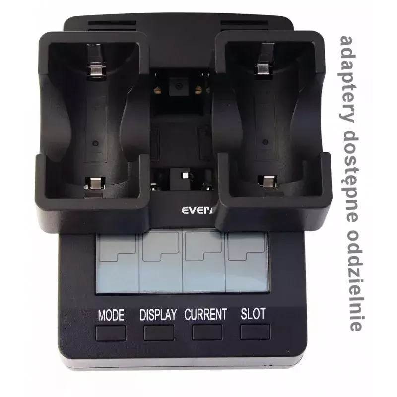 Battery charger everActive NC-3000 — universal charger for AA/AAA/C/D (4‑cell) black, 100–240V