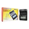 Battery charger everActive NC-3000 — universal charger for AA/AAA/C/D (4‑cell) black, 100–240V