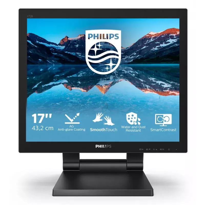 Philips 172B9TL/00 computer monitor 43.2 cm (17 inch) 1280 x 1024 pixels Full HD LCD Touchscreen Black