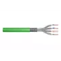 DIGITUS Installation cable - Cat 8.2 - S/FTP - AWG 22/1 - 1000m - Green