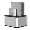 Docking station QOLTEC 5316 for 2x 2.5/3.5 inch HDD/SSD, SATA, USB 3.0 (5 Gb/s), aluminium housing