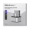 Docking station QOLTEC 5316 for 2x 2.5/3.5 inch HDD/SSD, SATA, USB 3.0 (5 Gb/s), aluminium housing