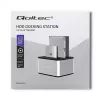 Docking station QOLTEC 5316 for 2x 2.5/3.5 inch HDD/SSD, SATA, USB 3.0 (5 Gb/s), aluminium housing