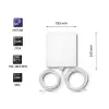 Outdoor directional 5G LTE antenna QOLTEC 57022 — 14 dBi, 700–3800 MHz, 50 Ω, copper housing