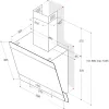 Whirlpool AKR 65F LM K Wall-mounted Black 375 m³/h