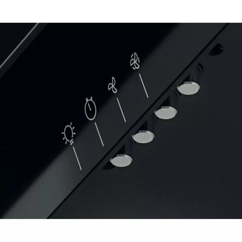 Whirlpool AKR 65F LM K Wall-mounted Black 375 m³/h