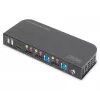 DIGITUS KVM Switch, 2x1 DP, DP/HDMI Out,USB 4Kx2K@60Hz