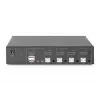 KVM Switch Digitus 4 Port Single Display 4K HDMI