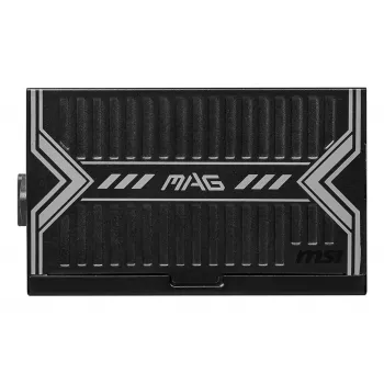 MSI MAG A550BN UK PSU '550W, 80 Plus Bronze certified, 12V Single-Rail, DC-to-DC Circuit, 120mm Fan, Non-Modular, Sleeved Cables, ATX Power Supply Unit, UK Powercord, Black'