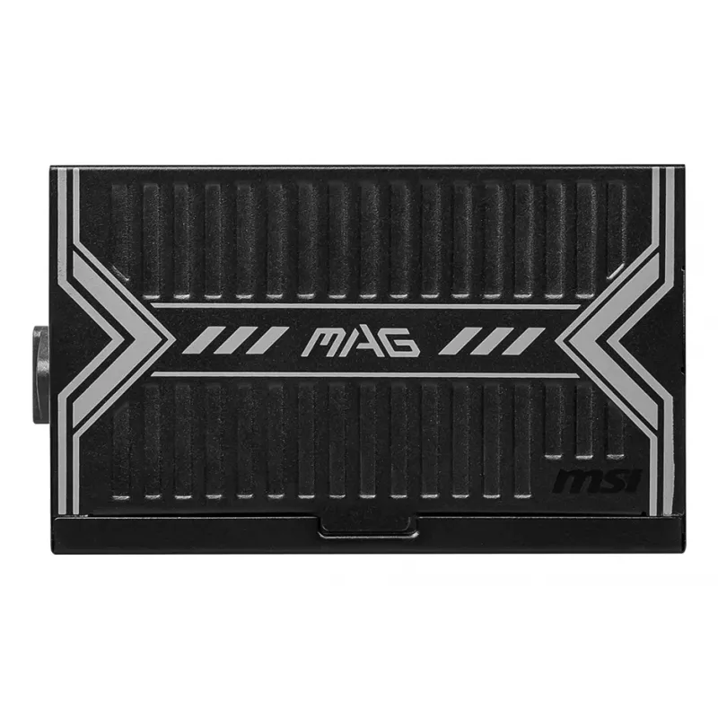 MSI MAG A550BN UK PSU '550W, 80 Plus Bronze certified, 12V Single-Rail, DC-to-DC Circuit, 120mm Fan, Non-Modular, Sleeved Cables, ATX Power Supply Unit, UK Powercord, Black'