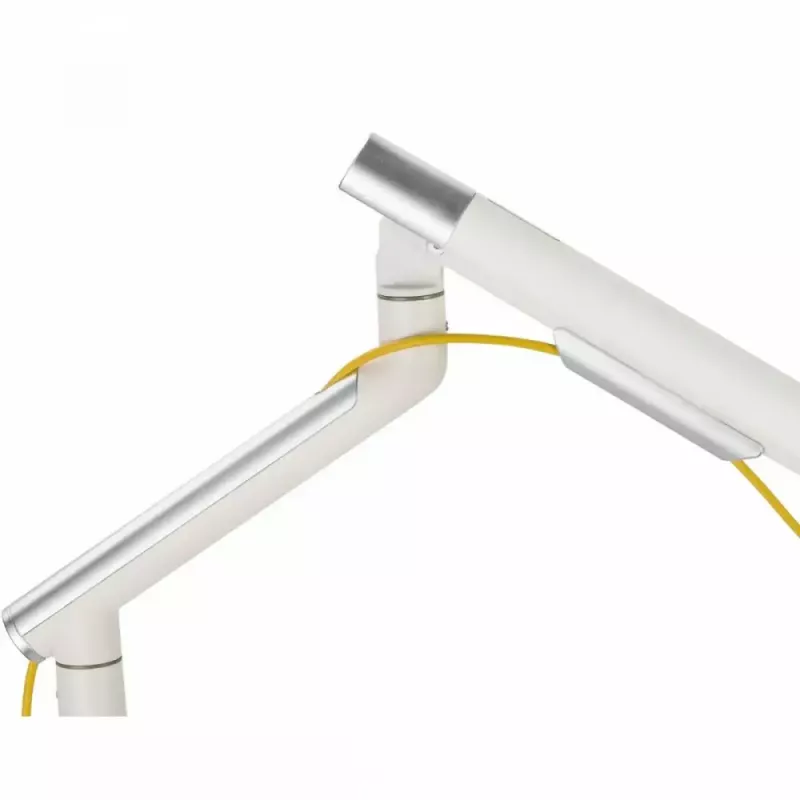 Monitor desk mount ART RAMM L-19GD for 17–32 inch monitors, gas-assisted, 2–9 kg, 2x USB 3.0, white, clamp