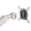 Monitor desk mount ART RAMM L-19GD for 17–32 inch monitors, gas-assisted, 2–9 kg, 2x USB 3.0, white, clamp