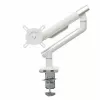 Monitor desk mount ART RAMM L-19GD for 17–32 inch monitors, gas-assisted, 2–9 kg, 2x USB 3.0, white, clamp