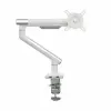 Monitor desk mount ART RAMM L-19GD for 17–32 inch monitors, gas-assisted, 2–9 kg, 2x USB 3.0, white, clamp