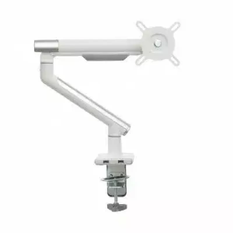 Monitor desk mount ART RAMM L-19GD for 17–32 inch monitors, gas-assisted, 2–9 kg, 2x USB 3.0, white, clamp