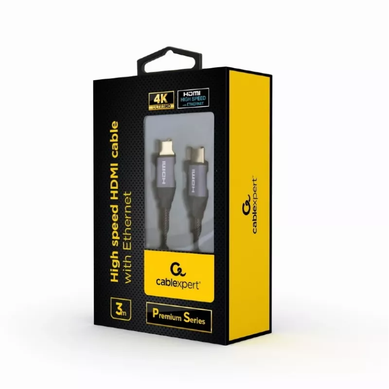 GEMBIRD High Speed HDMI Cable with Ethernet - Premium Series, 3.0m