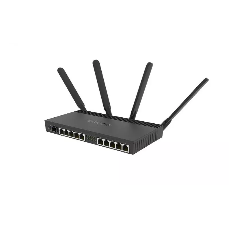 MIKROTIK Wireless Router - Rb4011igs+5hacq2hnd-ingigabit Ethernet Dual-band (2.4 GHz / 5 GHz) Black