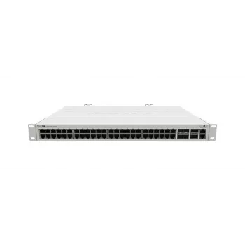 Managed L2 Gigabit Ethernet Switch MikroTik CRS354-48G-4S+2Q+RM — 48x Gigabit RJ-45, 4x SFP+, 2x QSFP+, 10G, rack-mount