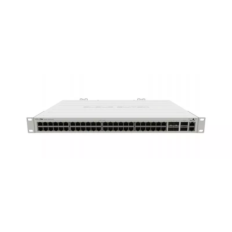 Managed L2 Gigabit Ethernet Switch MikroTik CRS354-48G-4S+2Q+RM — 48x Gigabit RJ-45, 4x SFP+, 2x QSFP+, 10G, rack-mount