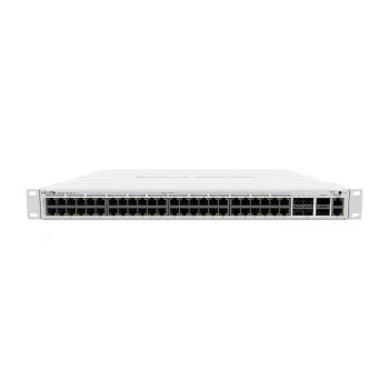 Managed L3 switch MikroTik CRS354-48P-4S+2Q+RM — 48× Gigabit RJ-45, 4× SFP+, 2× QSFP+, 48 PoE ports