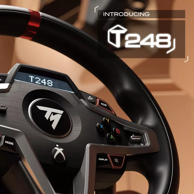 Thrustmaster T248 Black USB Steering wheel + Pedals Analogue / Digital PC, PlayStation 4, PlayStation 5