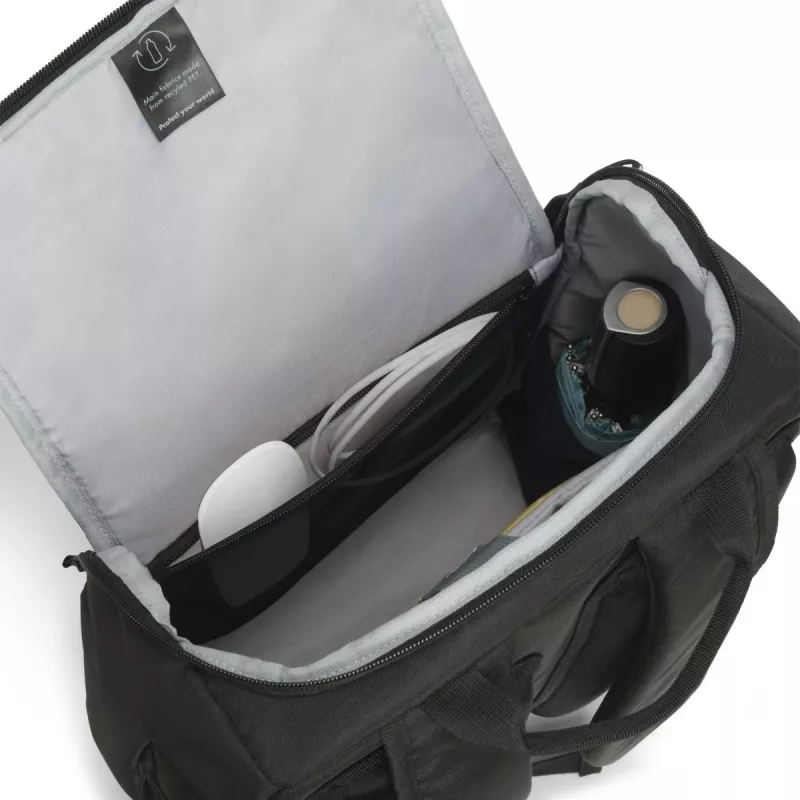 DICOTA Eco Motion - 13 - 15.6in Notebook Backpack - Black / 600d Rpet Polyester